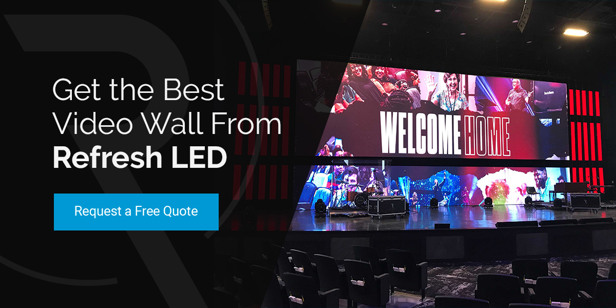 Get the best video wall from Refresh LED