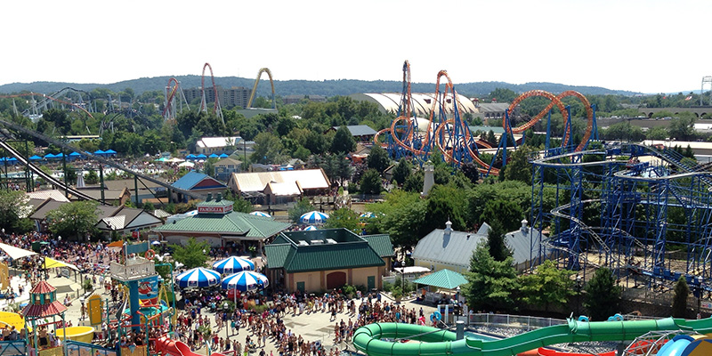 commercial led display project at hershey park for their video karaoke station