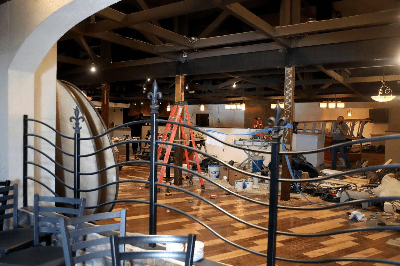 Beginning construction stages of Nuvo Church. 